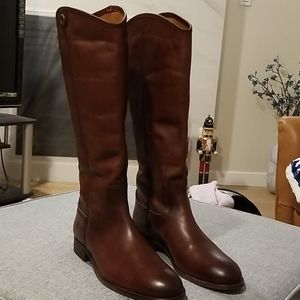 BNWB Frye Melissa Button 2 knee high boots Redwood